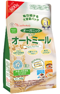 日食 オーガニックピュアオートミール 800g