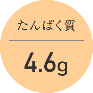 たんぱく質 4.6g